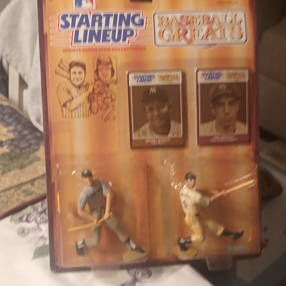 Brand New in Package Starting Lineups Mantle & DiMaggio Figures - Picture 1 of 2